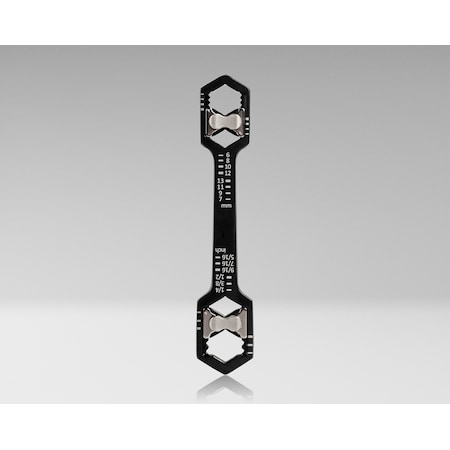 Jonard Tools Adjustable Hex Wrench, 6 - 13 mm & 1/4 in. - 9/16 in. AHW-600